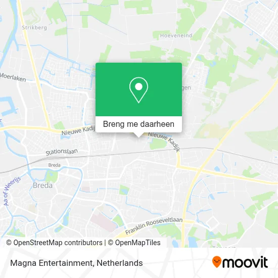 Magna Entertainment kaart
