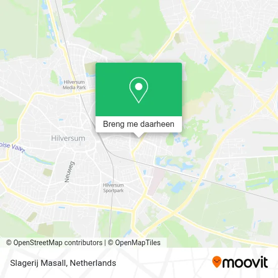 Slagerij Masall kaart