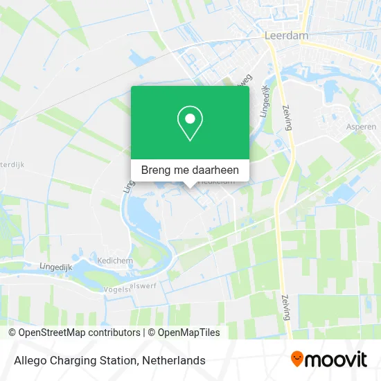 Allego Charging Station kaart