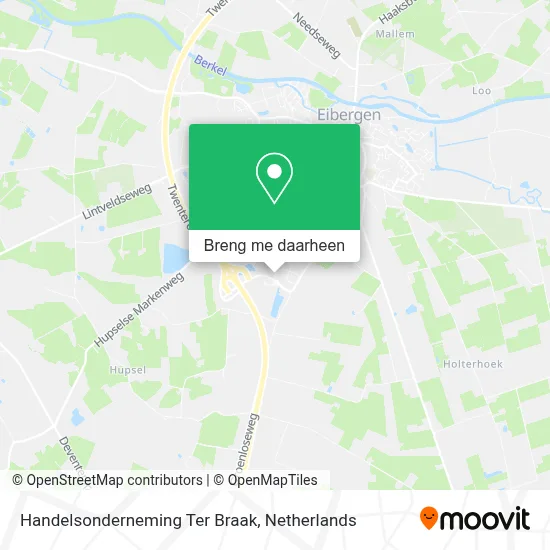 Handelsonderneming Ter Braak kaart