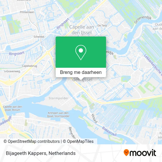 Bijageeth Kappers kaart