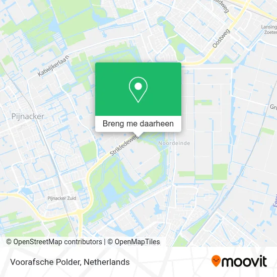 Voorafsche Polder kaart