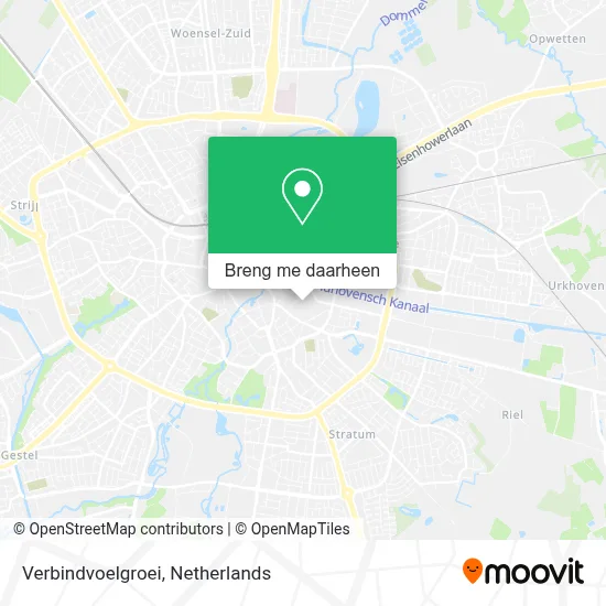 Verbindvoelgroei kaart