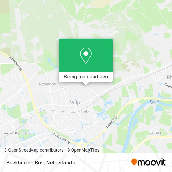 Beekhuizen Bos kaart