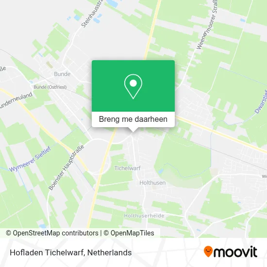Hofladen Tichelwarf kaart
