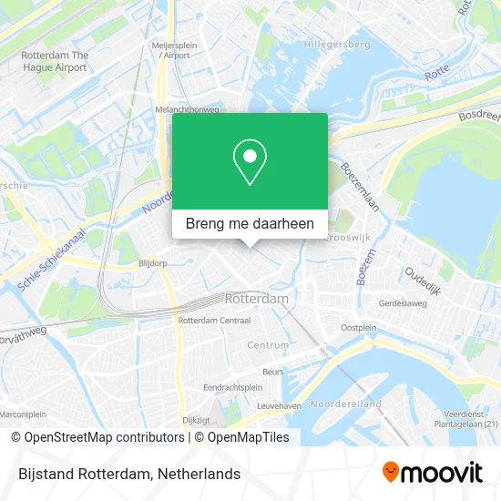 Bijstand Rotterdam kaart