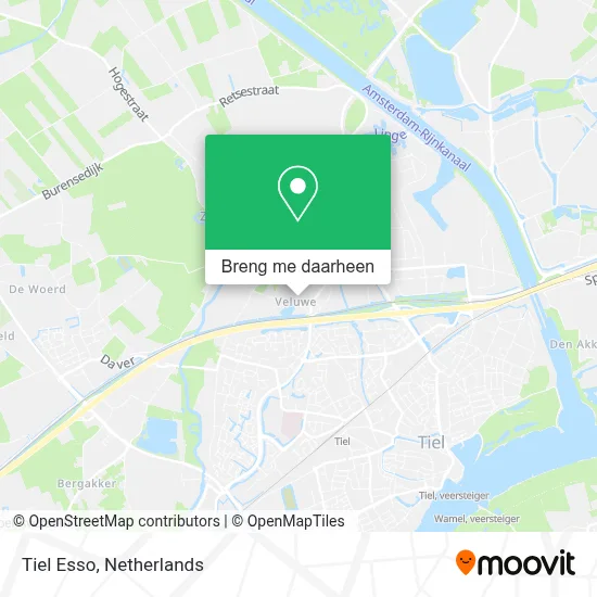 Tiel Esso kaart