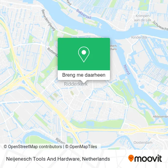 Neijenesch Tools And Hardware kaart