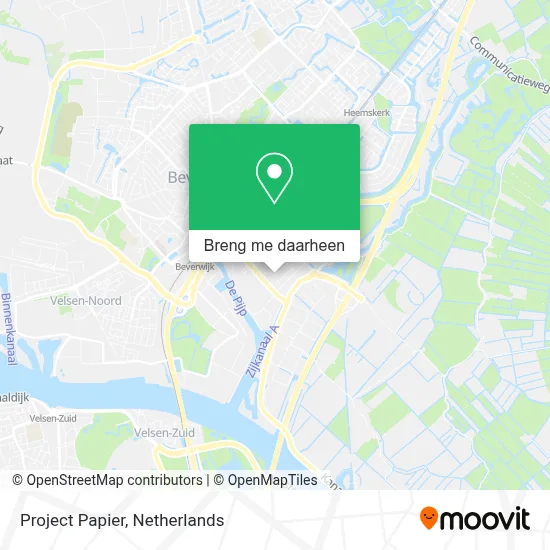 Project Papier kaart