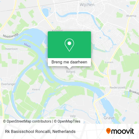 Rk Basisschool Roncalli kaart