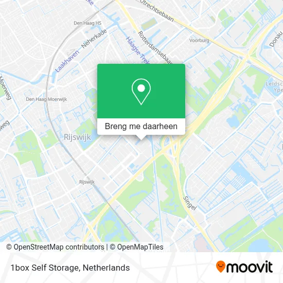 1box Self Storage kaart
