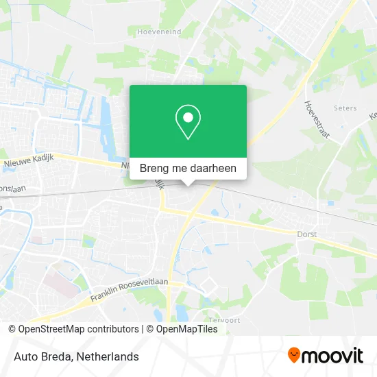 Auto Breda kaart