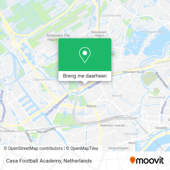 Casa Football Academy kaart