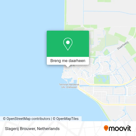 Slagerij Brouwer kaart