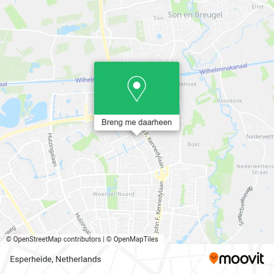 Esperheide kaart