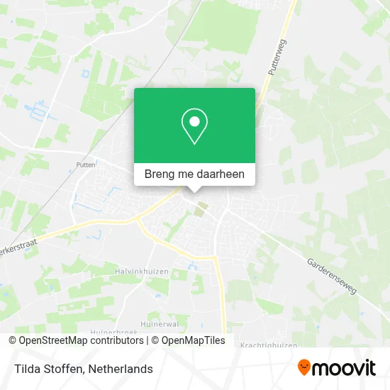 Tilda Stoffen kaart