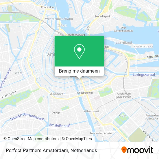 Perfect Partners Amsterdam kaart