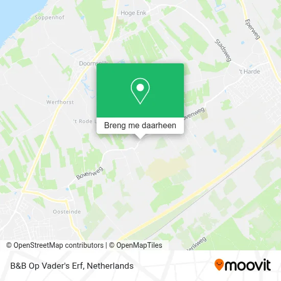 B&B Op Vader's Erf kaart
