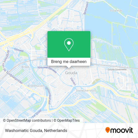 Washomatic Gouda kaart