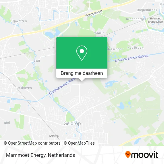 Mammoet Energy kaart