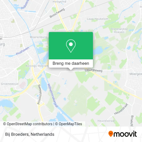 Bij Broeders kaart