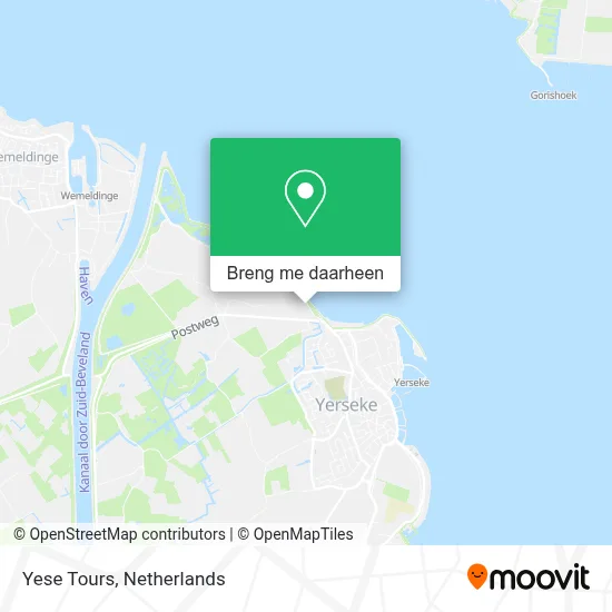 Yese Tours kaart