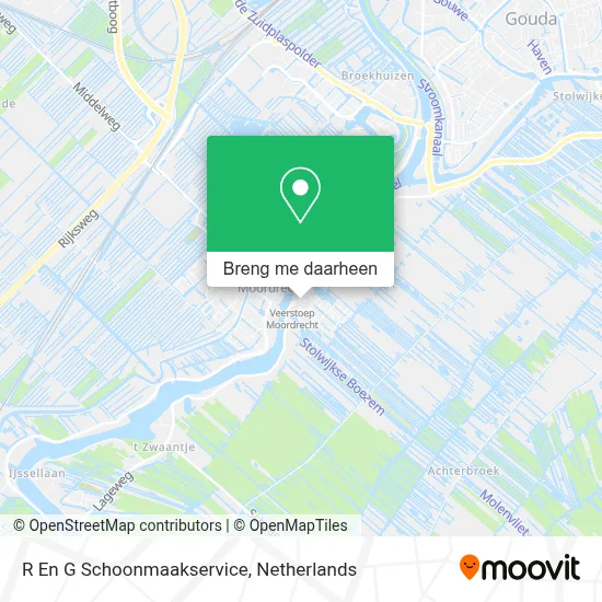 R En G Schoonmaakservice kaart