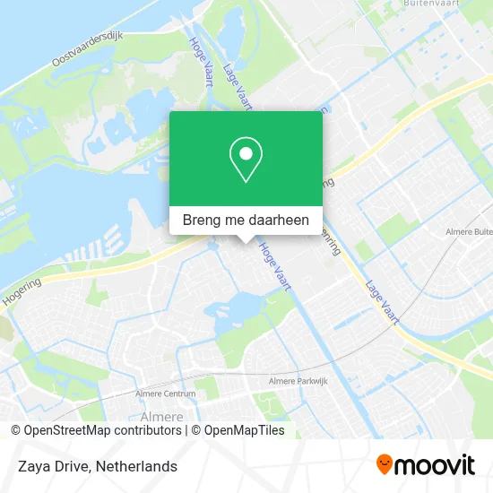 Zaya Drive kaart
