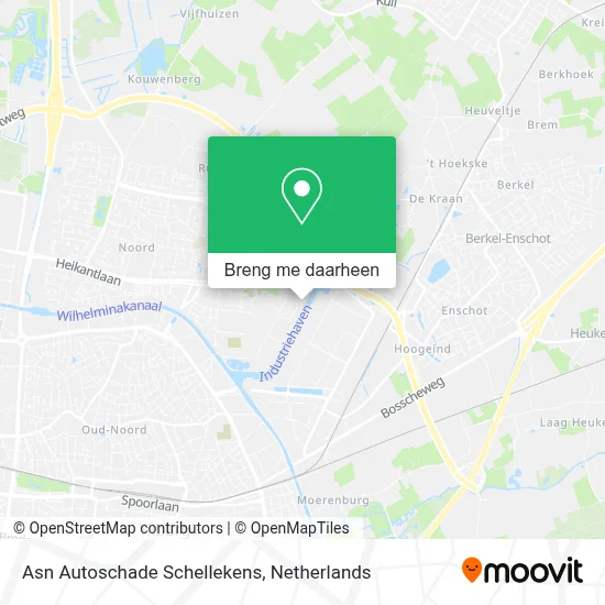 Asn Autoschade Schellekens kaart