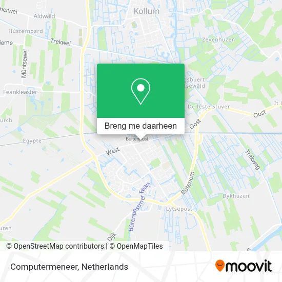 Computermeneer kaart
