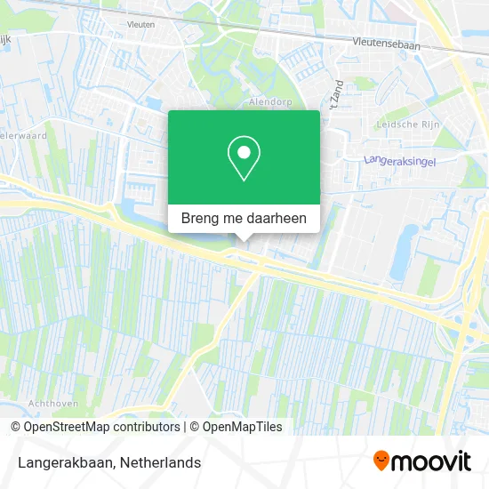 Langerakbaan kaart