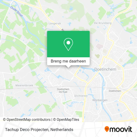 Tachup Deco Projecten kaart