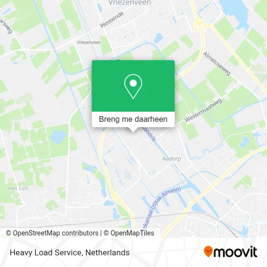 Heavy Load Service kaart