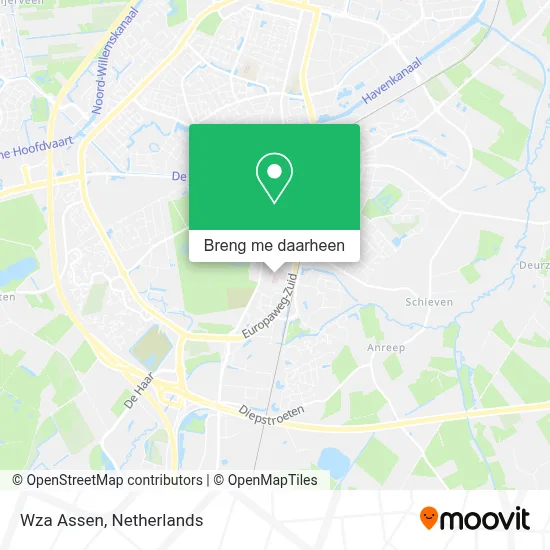 Wza Assen kaart