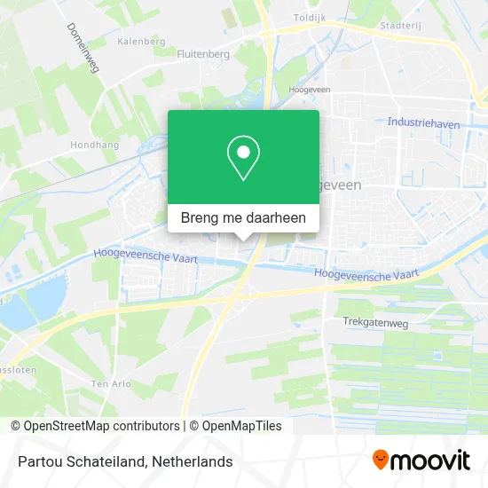 Partou Schateiland kaart