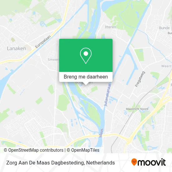 Zorg Aan De Maas Dagbesteding kaart