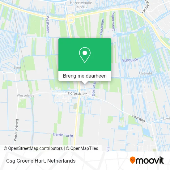 Csg Groene Hart kaart