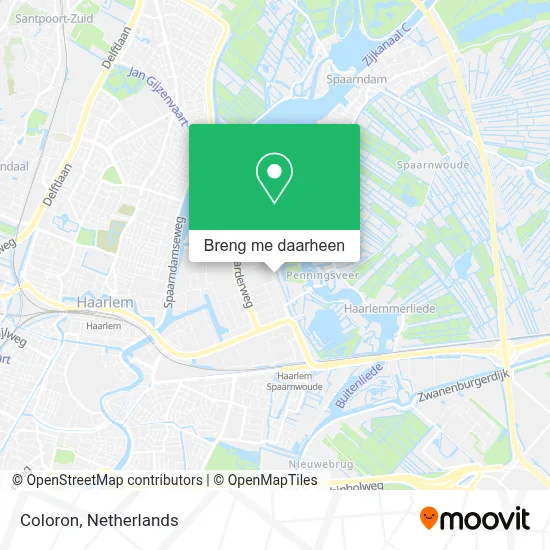 Coloron kaart