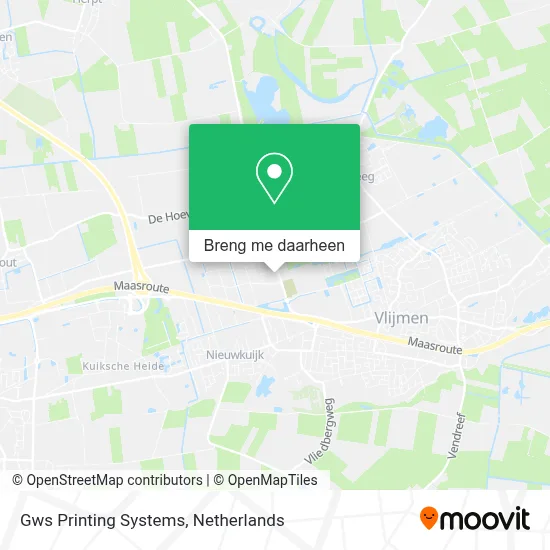 Gws Printing Systems kaart
