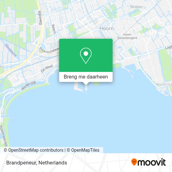 Brandpeneur kaart