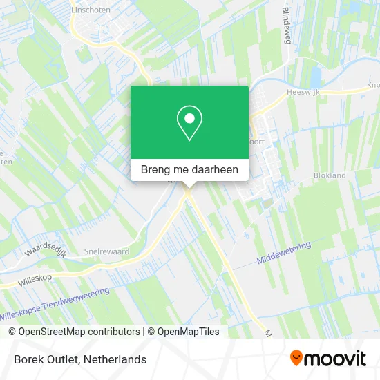 Borek Outlet kaart