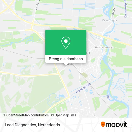 Lead Diagnostics kaart