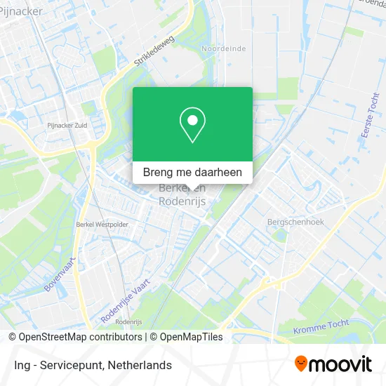 Ing - Servicepunt kaart