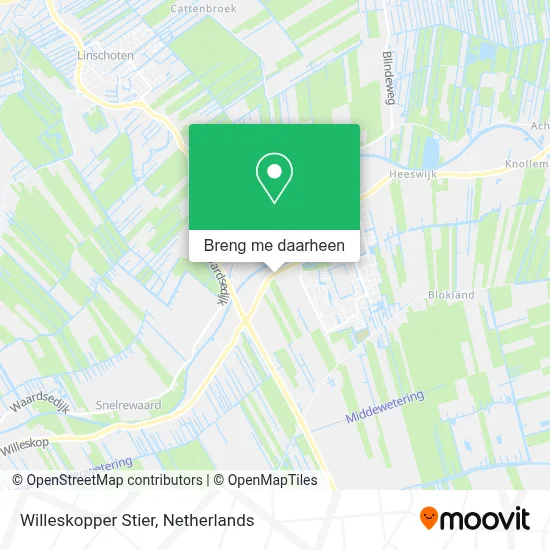 Willeskopper Stier kaart