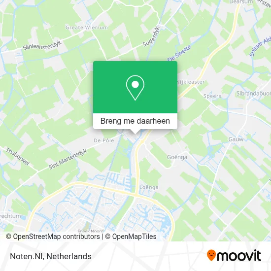 Noten.Nl kaart