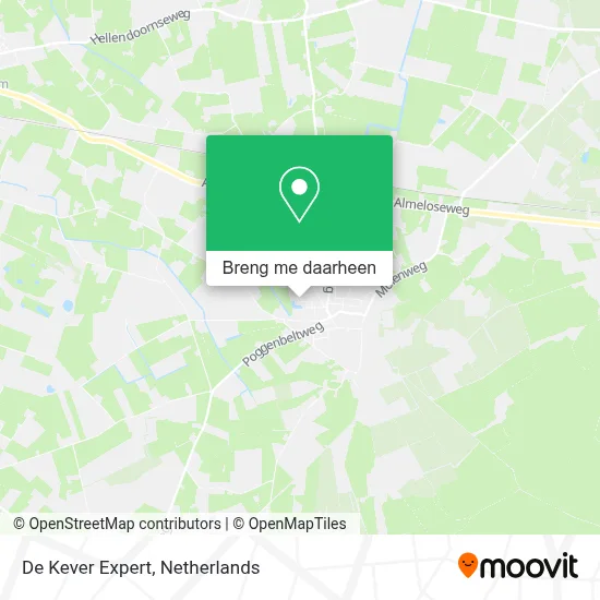 De Kever Expert kaart