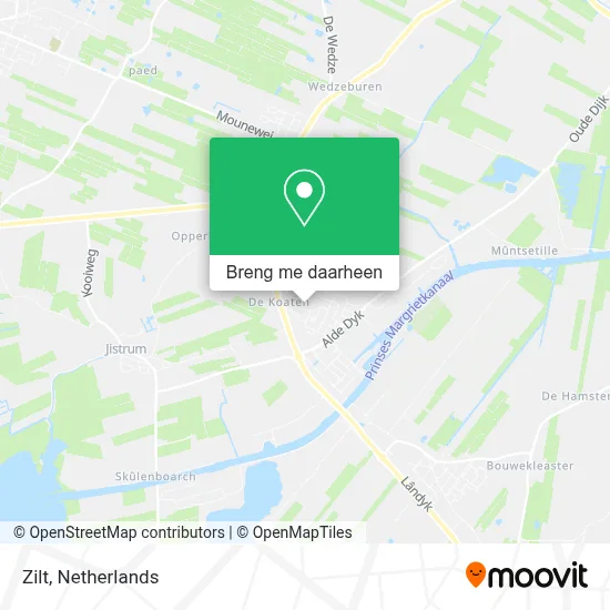 Zilt kaart