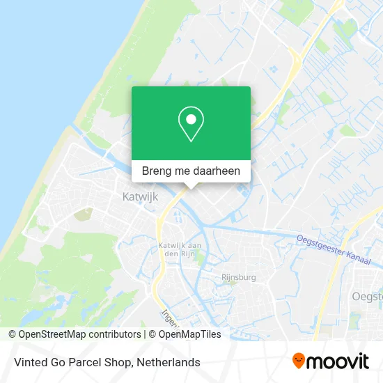 Vinted Go Parcel Shop kaart