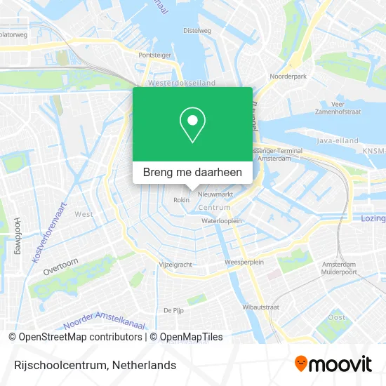 Rijschoolcentrum kaart