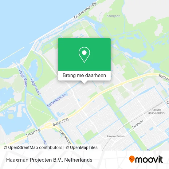 Haaxman Projecten B.V. kaart